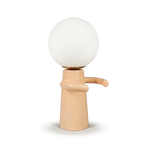 Lampa biurkowa PAUL, ceramiczna z białym przewodem tekstylnym i włącznikiem na przewodzie (LY04PAU/H40/PE) - LYOMA