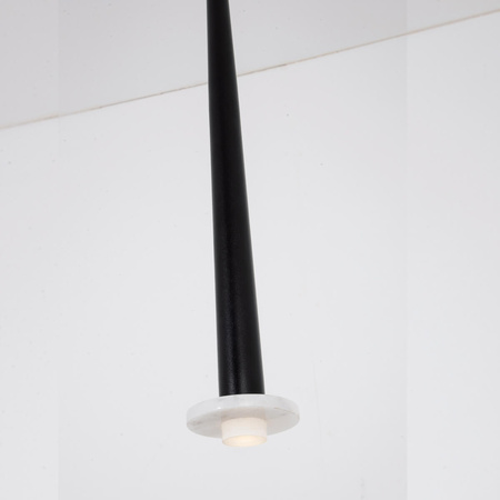 PENDANT LED LIGHT 3W 3000K ALUMINUM -MARBLE BLACK (22110 Zambelis) - Zambelis