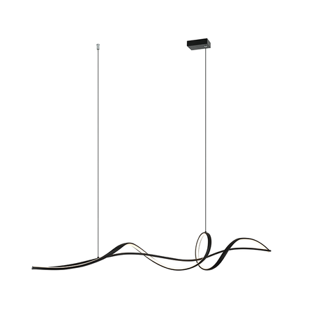 PENDAN LED LIGHT 27W 3000K ALUMINIUM- BLACK (23109 Zambelis) - Zambelis