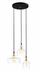 Lampa wisząca LONGIS 3 GOLD (10877305) - Kaspa