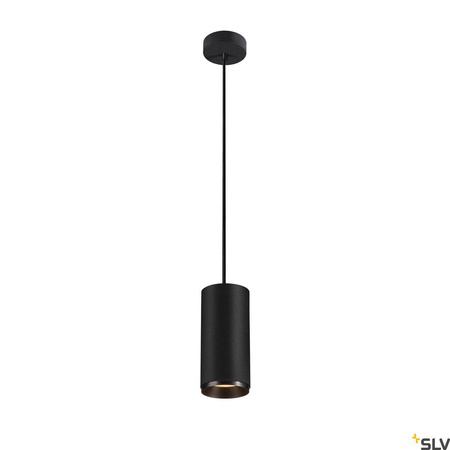 NUMINOS® PD PHASE L, wewnętrzna oprawa wisząca LED, czarna/czarna 2700 K 24° (1004338) - SLV