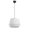 Lampa wisząca z bawełnianym abażurem DICTE Nordlux E27 60W Tekstylia Biały