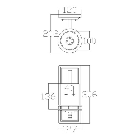 Kinkiet Hendrik (KL-HENDRIK1-BATH) - Elstead Lighting