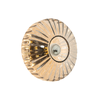 CEILINGWALL LIGHT E27 MAX 40W METAL-GLASS ANODISED DARK GREY (23011 Zambelis) - Zambelis