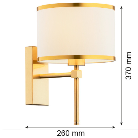 Ekskluzywny kinkiet na toaletkę ABBANO (8033) - Argon