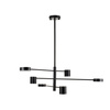 Lampa wisząca CLEX - 6P LED czarna (ST-8102P-6) - Step into Design