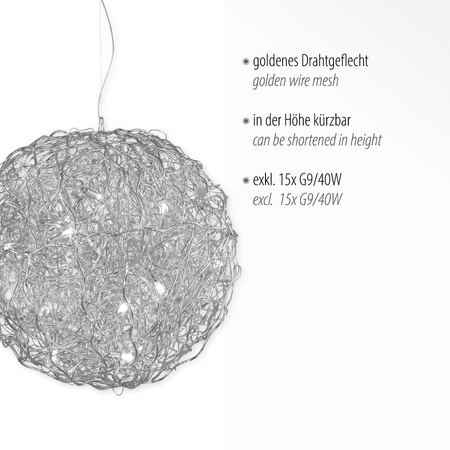 LAMPA WISZĄCA SAREA (2019-21) - Paul Neuhaus