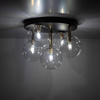Lampa sufitowa NILOS BLACK / GOLD 5PŁ (758) - TK Lighting
