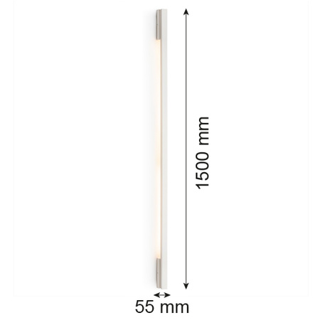Minimalistyczny kinkiet listwa LED  ASSE (8055) - Argon