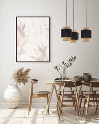 Lampa wisząca BOHO czarna 3 PŁ (6549) - TK Lighting