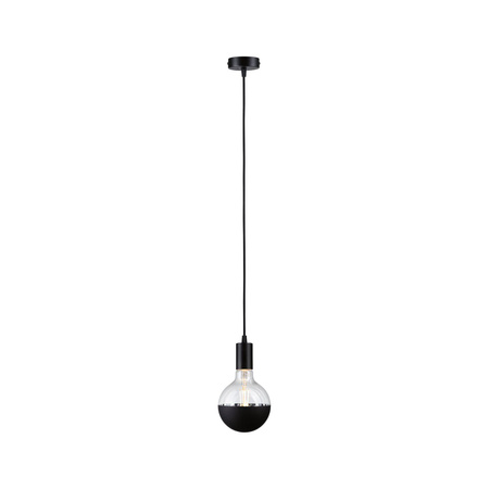 Lampa sufititowa RAVI E27 max.60W IP44 230V czarny matowy / złoty / metal (PL71134) - PAULMANN