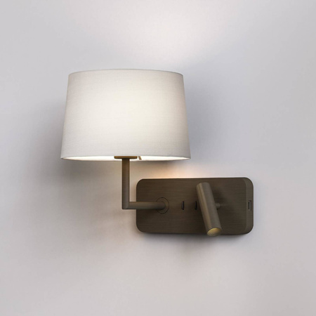 Lampka do Czytania Side by Side Grande USB Brąz (1406012) - Astro Lighting