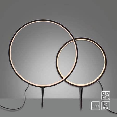 Nowoczesna lampa stojąca zewnętrzna ZIRKULU 1x19510-18, 1x19511-18 (1951X-SET) - Paul Neuhaus