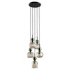 SOPHIA GREEN COGNAC LAMPA WISZĄCA 5XE14 (11149) - TK Lighting