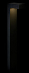 Słupek ASKER 1311 BLACK LED 9,5W 3000K EEI E Norlys