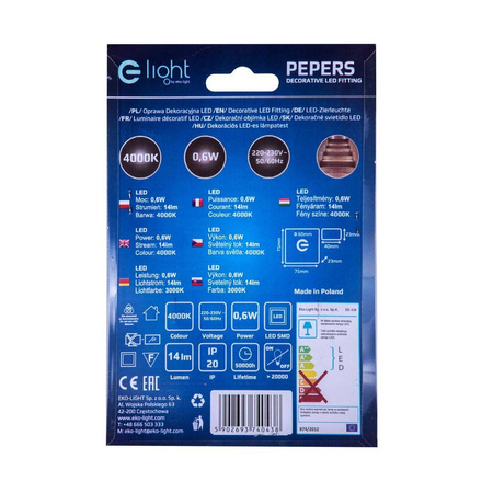 PEPERS Barwa Zimna 6500K (EKS0941) - Eko-Light