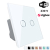 Włącznik dotykowy LIVOLO podwójny EC Wi-Fi biały (VL-C702EC-61) LIVOLO