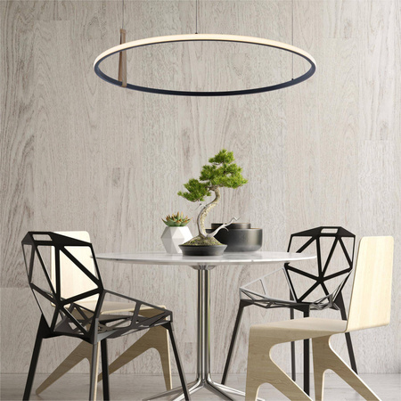 Lampa wisząca CLAUD czarna (22808-WOOD) - Zuma Line