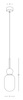 PENDANT LAMP 1XE27 OPAL GLASS-WHITE MARBLE (22215 Zambelis) - Zambelis