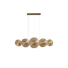 Bursztynowa lampa wisząca NAZAR PENDANT 5 3-STEP DIMM (AZ6531) Azzardo