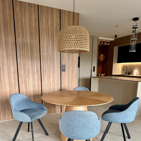 Ratanowa lampa wisząca Kanso 50 cm jasne drewno 1xE27 (LP-2025/1P 50 cm) - Light Prestige