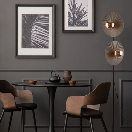 Drewniana lampa podłogowa  2XG9 (16135) - TK Lighting