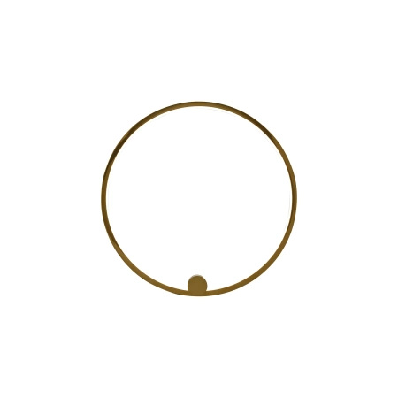 Kinkiet Ringa M LED złoty (WL0116-M-GD) - Yaskr