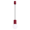 Lampa wisząca HALO 1 burgund (SL.1749) - Sollux Lighting