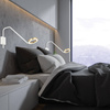 LED WALL LIGHT 7W 3000K ALUMINUM WHITE MATT GOLD (22043 Zambelis) - Zambelis