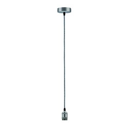 Neordic Eldar Lampa wisząca max. 1x20WE27 Szary/Nikiel-szcz 230V Metal (PL50385) - PAULMANN