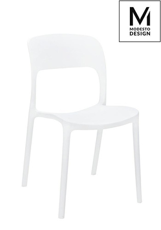 MODESTO krzesło ZING białe - polipropylen (C1028.WHITE) - Modesto Design