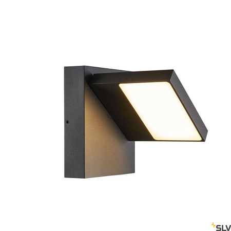 ABRIDOR, lampa ścienna natynkowa LED outdoor, IP55, kolor antracytowy, 3000/4000K (1002989) - SLV