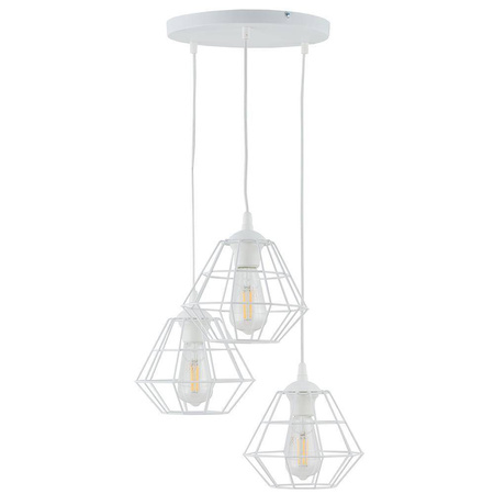 DIAMOND NEW WHITE LAMPA WISZĄCA 3 PL (6213) - TK Lighting
