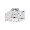 Kwadratowy plafon Vetro chrom 1xE27 (LP-2910/1C CH square) - Light Prestige