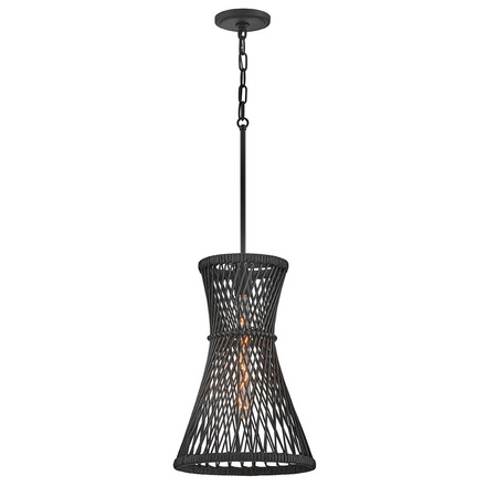 Lampa wisząca Twyla - 1 źródło światła - Czarny (QN-TWYLA-1P-BK) - Quintiesse