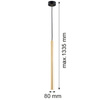 Lampa wisząca 1 pł. SICILIA PLUS (8104) - Argon