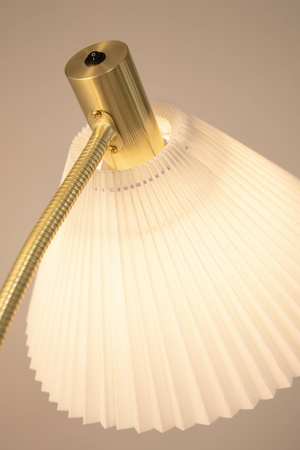 MIRA Floor 1L Brushed Brass/White (108569) Markslojd