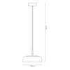 Lampa wisząca VETRO CLEAR 6W (ML1044) - Milagro