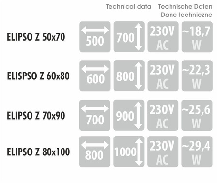 Lustro ELIPSO Z - MCJ