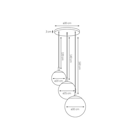 Lampa wisząca ALUR 2 kolor Inox (11144320) - KASPA