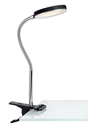 Lampa z klipsem FLEX Klip 1L LED Czarny/Chrom