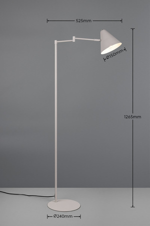 Lampa podłogowa z wysięgnikiem COSIMA (463900176) - Trio