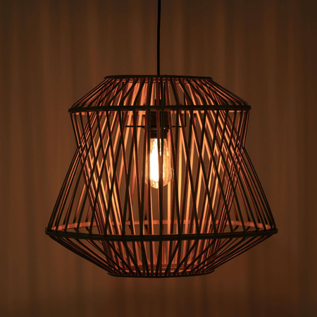Lampa wisząca Boho bambusowa 38x38x132cm (55705-017) - DIJK