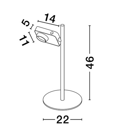 Lampa stołowa wewnętrzna PARINAS (LE44504) - Luces Exclusivas