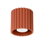 Plafon AURA 1 ochra czerwona GU10 (SL.1799) - Sollux Lighting