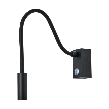 Czarny kinkiet do czytania Adjusta (WL0117-BK) - Yaskr