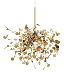 Lampa wisząca MONETE SINGLE złota - metal (JD8653-1.GOLD) - King Home