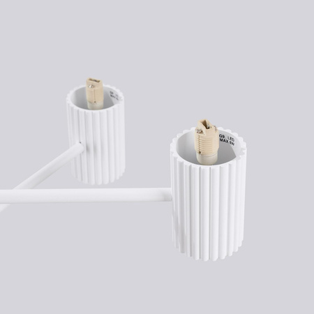 Żyrandol sześcioramienny HALO 6 biały (SL.1829) - Sollux Lighting