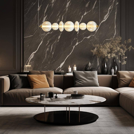 Lampa wisząca DAPHNE AMBER 40W (ML0349) - Milagro