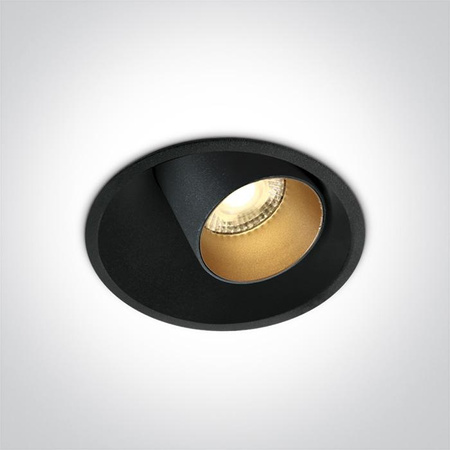 WRILISIA wpust regulowany czarny (11111C/B/W) - One Light